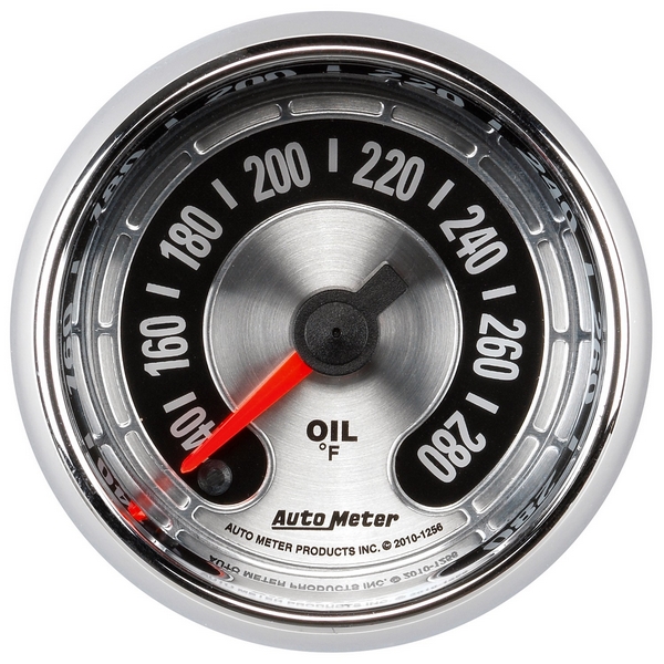 2-1/16" OIL TEMPERATURE, 140-280 F, AMERICAN MUSCLE